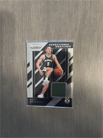 Donte Divincenzo Sensational Swatches Player Worn Material Card