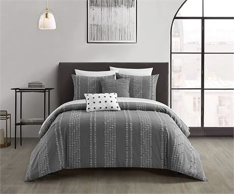 QUEEN - New York & Company Desiree Cotton Comforter Set