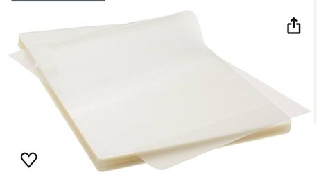9527 Product Thermal Laminating Pouches 5 Mil Clear Letter Size Laminating Sheet