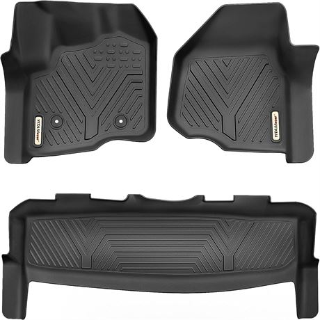 YITAMOTOR Floor Mats Compatible with 2012-2016 Ford F-250/F-350/F-450