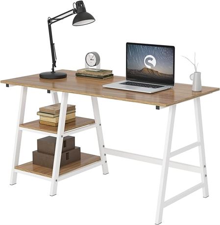 soges Computer Desk 47inches PC Desk Office Desk with...
