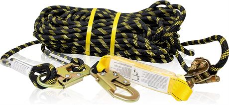 KwikSafety - Charlotte, NC - TSUNAMI [Premium BRAIDED ROPE] Vertical Lifeline AN