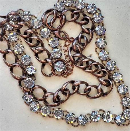 15" + 3" - The Urban Disciple Vintage Glam Necklace *SIMILAR* *USED
