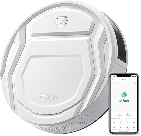 Lefant Robot Vacuums, 2200Pa Strong Suction, 120 Min Runtime, WiFi/App/Alexa Con