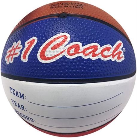 Counseltron 58045"Coach" Mini Basketball, Black/Silver