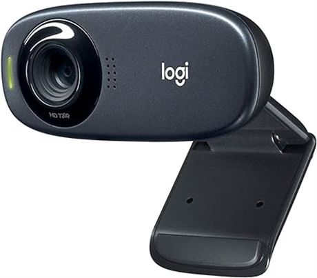 Logitech C310 HD Webcam, HD 720p/30fps, Widescreen HD Video Calling, HD Light Co