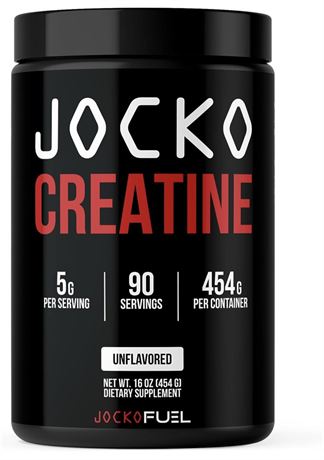 Jocko Fuel Creatine Monohydrate Powder - Creatine for Men & Women, Supplement