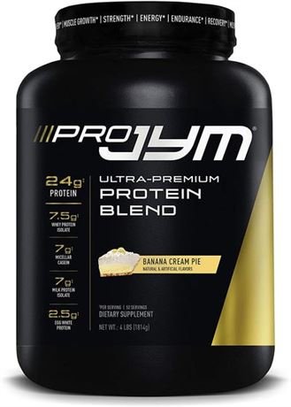 JYM Supplement Science Pro Jym, Ultra- Premium Protein Blend, 1814g, 4lbs