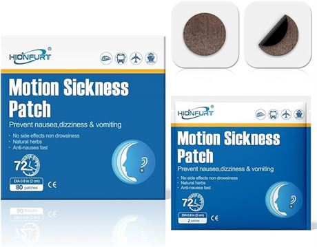 Hionfurt 80 Count Motion Sickness Patches