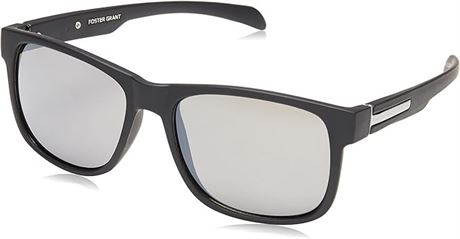 Foster Grant Mens Ramble Sunglasses Sunglasses Black Frame Grey Lenses Way Shape