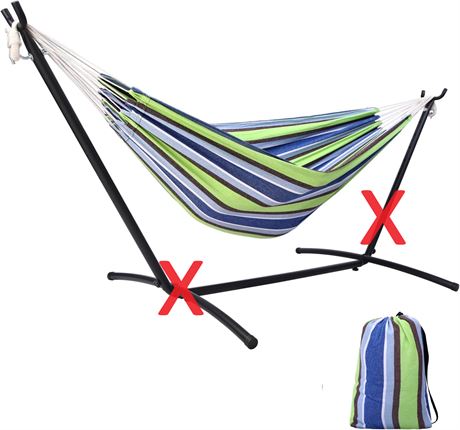 8.9 FT - Ohuhu Hammock, Double Camping Hammock with Space Saving, Holds Up to 45
