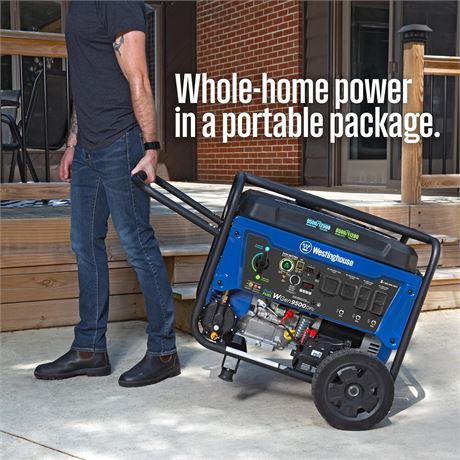 Westinghouse Outdoor Power Equipment 12500 Peak Watt Dual Fuel Home Generator