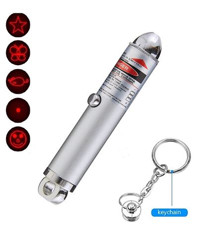 Laser Pointer for Presentations/Cat Toy with 5 Different Tips