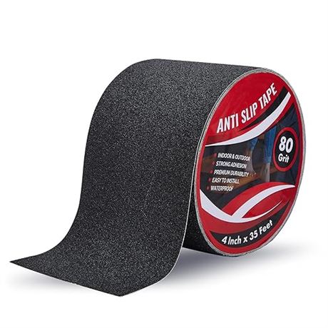4"x 35 ft - Anti Slip Tape for Stairs 10 CM x 10.6 M : Heavy Duty Grip Tape for