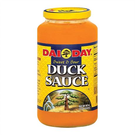 Dai Day Sweet & Sour Duck Sauce, 40 Oz (Pack of 2, Total of 80 Oz) BB 07/10/26