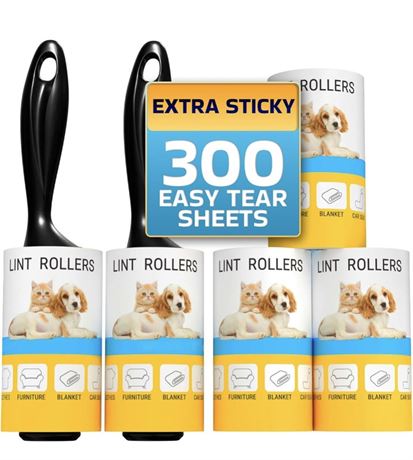 Lint Rollers for Pet Hair, Sticky, Remover for Couch, Clothes Furniture & Carpet