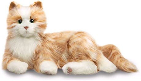 Ageless Innovation | Joy For All Companion Pets | Orange Tabby Cat | Lifelike &