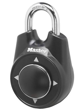 Master Lock Locker Lock 1500iD Set Your Own Directional Combination Padlock, 1 P