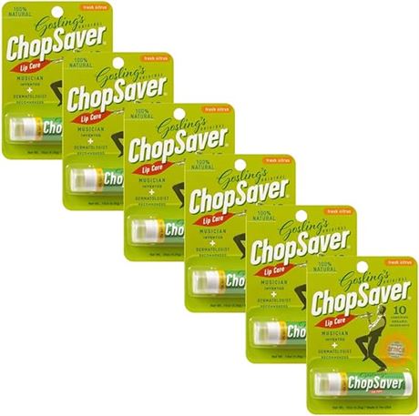 Gosling's Original ChopSaver All Natural Lip Care, 0.15 Ounce (Pack of 6)