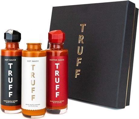 TRUFF Hot Sauce Variety Pack, Gourmet Hot Sauce 3-Bottle 3ct 6oz Bottles