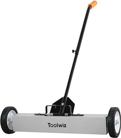 Heavy Duty Magnetic Sweeper with Wheels, 33 Lb Capacity Rolling ...