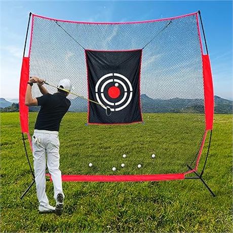 Golf Net for Backyard Driving, Home Practice Golf Net, Golf Hitti...
