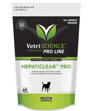 HepatiClear™ Pro Liver Supplement for Dogs CHEWS
