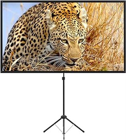 Portable Projector Screen with Stand, Outdoor Movi....