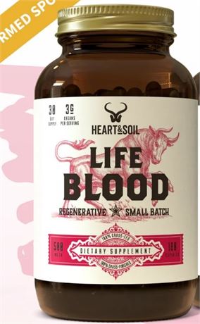 HEART&SOIL Lifeblood IMPROVE YOUR CARDIOVASCULAR HEALTH.180 CAP