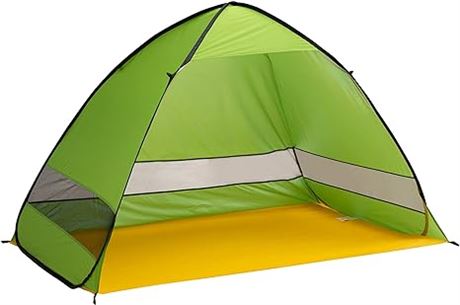 Pop Up Beach Tent - Fits 2-3 People - Sun Shelter with...