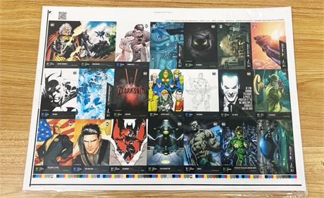 HRO Comics Chapter 4 DC! Trading Card Uncut Matte Sheet /21  with 4 pack hybrid