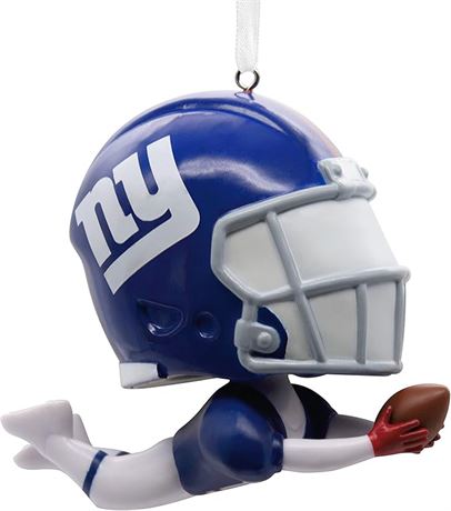 Hallmark NFL New York Giants Bouncing Buddy Christmas Ornament
