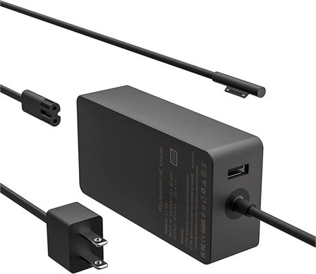 Surface Pro Charger 65W [2022 Upgraded Version] for Microsoft Surface Pro