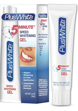 Plus White Speed Whitening Gel - 5 Minute Results - Professional at Home Teeth