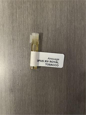 Amouage Opus XIV Royal Tobacco Fragrance Sample 0.07ml