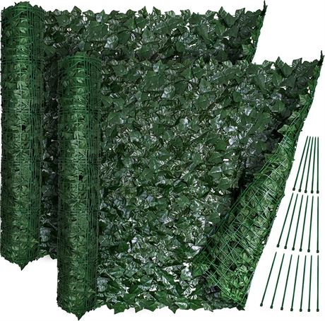 Kitchen Joy Fence Covering Privacy - 68 SQ.FT of Artificial Ivy Privacy Fence Sc
