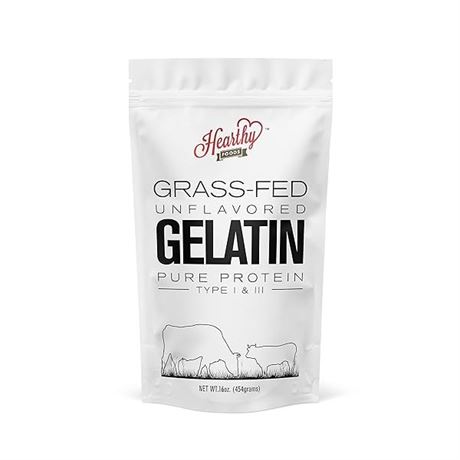 Hearthy Foods Beef Gelatin Powder Unflavored Gelatin Powder For Women And Men Ke