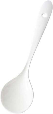 Spoon White Ceramic Soup Ladle Spoon China Porcelain Ladle Spoons Porcelain Spo