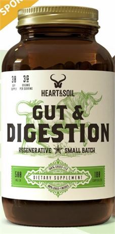 Heart & Soil Gut & Digestion180 Capsules
