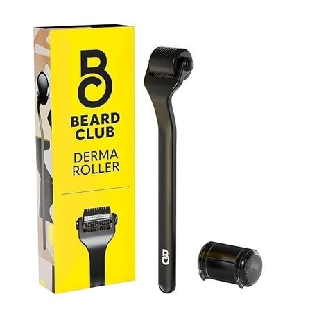 Beard Club Derma Roller for Face, Body and Scalp - Microneedling Roller with 540