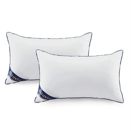 Siluvia 12x20 Pillow Inserts Decorative Throw Pillow Inserts-Square, 2 inserts
