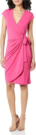 XXL - Amazon Essentials Womens Classic Cap Sleeve Wrap Dress