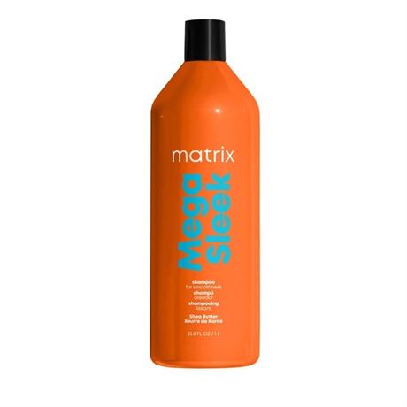 2 PACK 33.8 Oz / 1L- Matrix Total Results Mega Sleek Shampoo