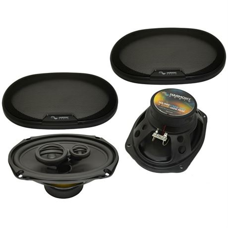 6"x9" - Harmony Audio HA-R69 Car Stereo Rhythm Series Replacement 450W Speakers