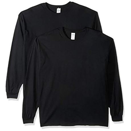 SIZE: XL Gildan Men  Heavy Cotton Long Sleeve T-Shirt - G540 (Pack of 2)