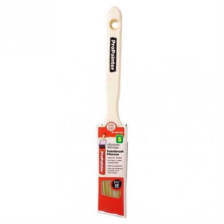 24 brushes - DOLLARAMA 1.5" Angled Paintbrush From PROPAINTER