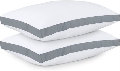King Size, Utopia Bedding Bed Pillows for Sleeping King Size (Dark Grey),