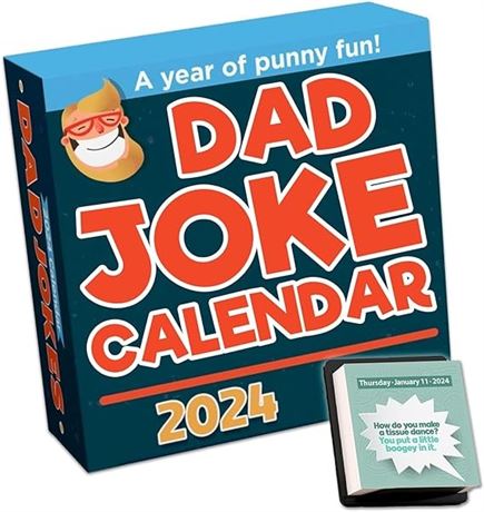 Dad Joke Calendar 2024, Page A Day Tear Off Calendar Gift For The Dad Joke Lover