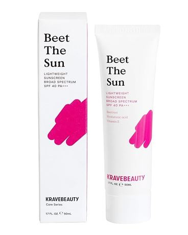 Beet The Sun SPF 40 PA+++ Broad Spectrum Daily Non-Greasy Lightweight Chemical