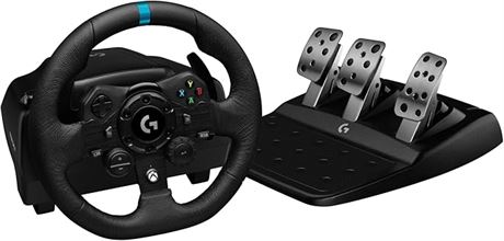 Logitech G923 Racing Wheel and Pedals for Xbox Series X|S, Xbox One and PC featu